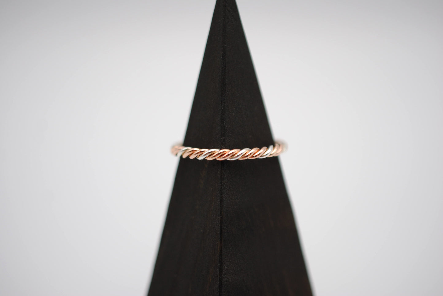 Three Tone Rope Ring