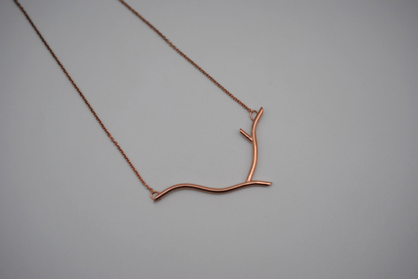 Twig Rose Gold Roots Necklace