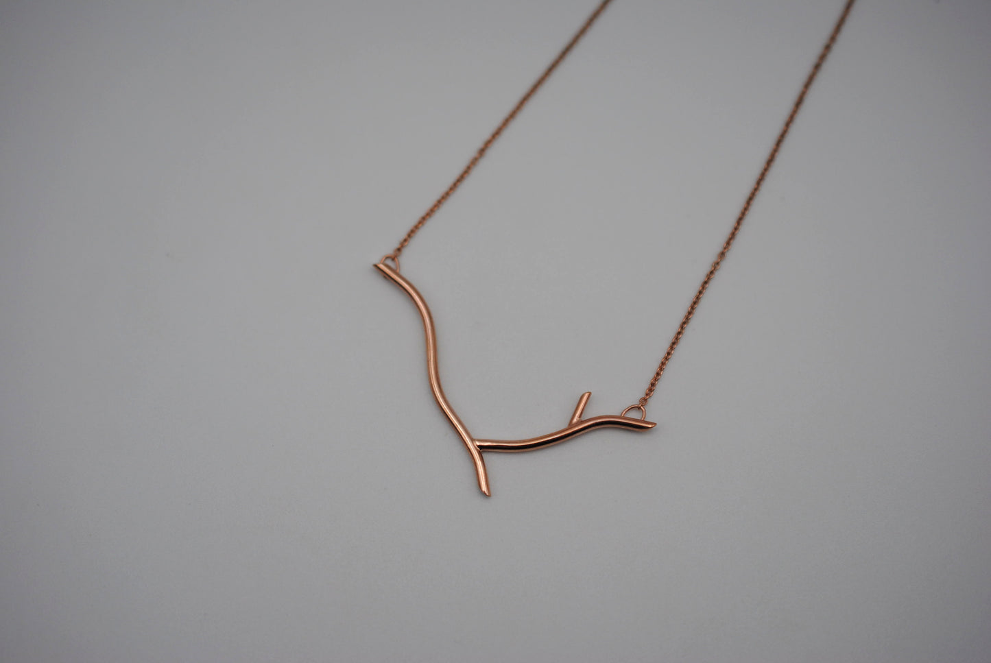 Twig Rose Gold Roots Necklace