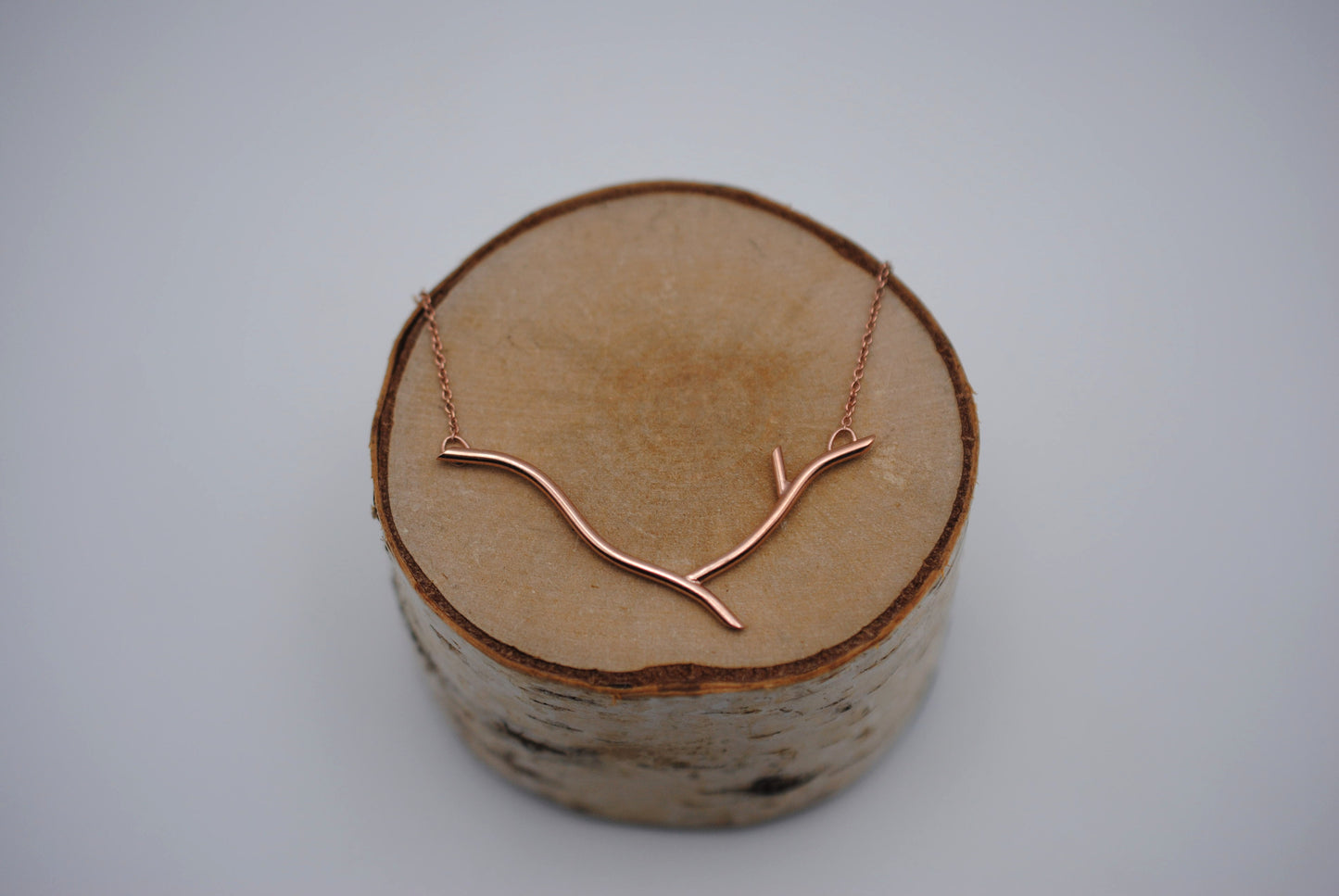 Twig Rose Gold Roots Necklace