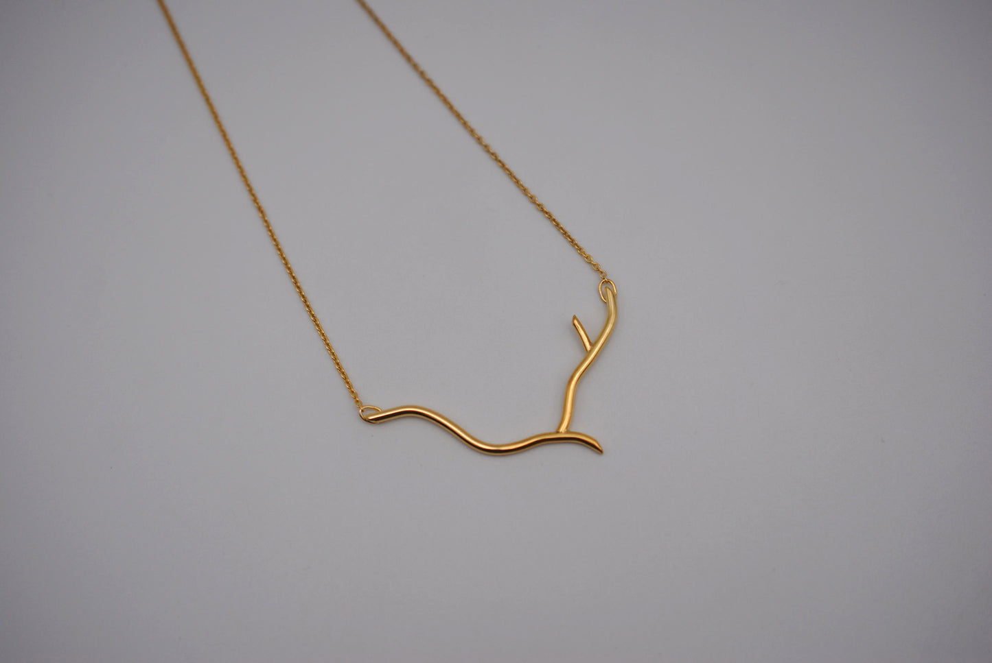 Twig Yellow Gold Roots Necklace