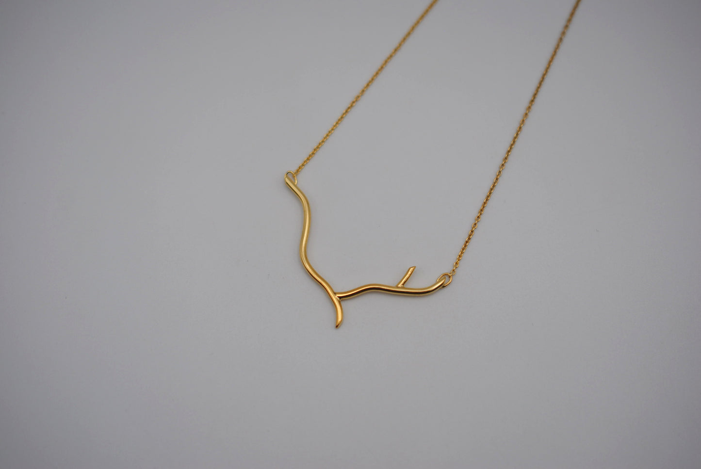 Twig Yellow Gold Roots Necklace