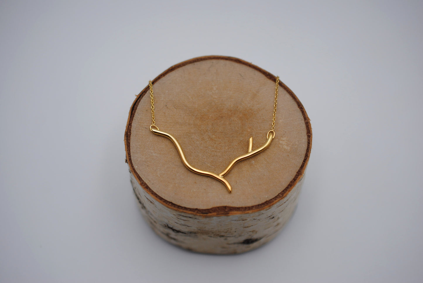 Twig Yellow Gold Roots Necklace