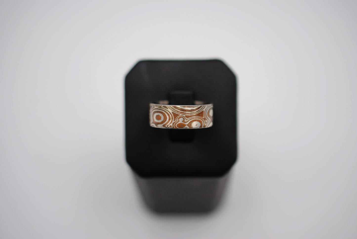 Mokume Gane: Silver and Copper Medium Ring