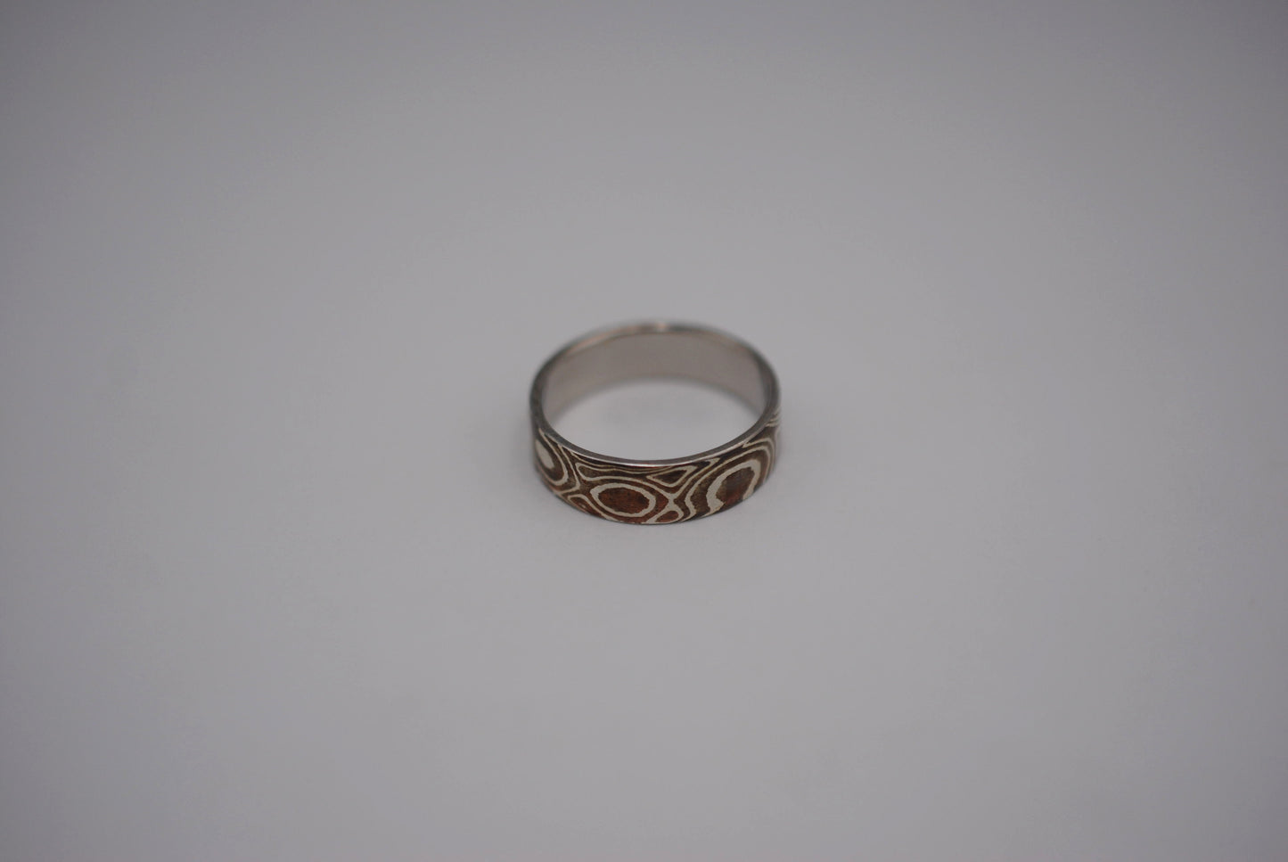 Mokume Gane: Silver and Copper Small Ring