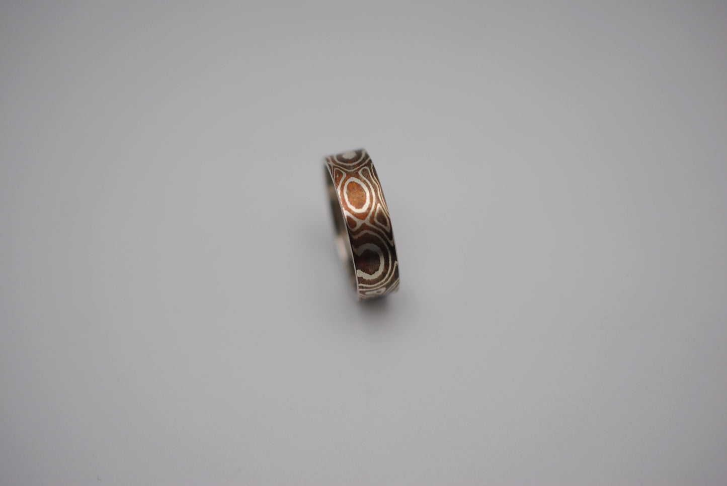 Mokume Gane: Silver and Copper Small Ring