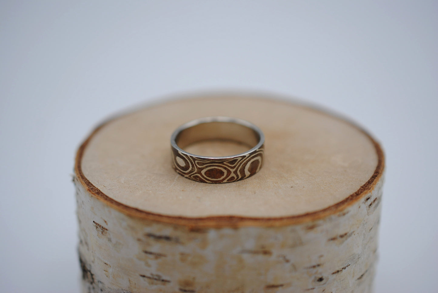 Mokume Gane: Silver and Copper Small Ring