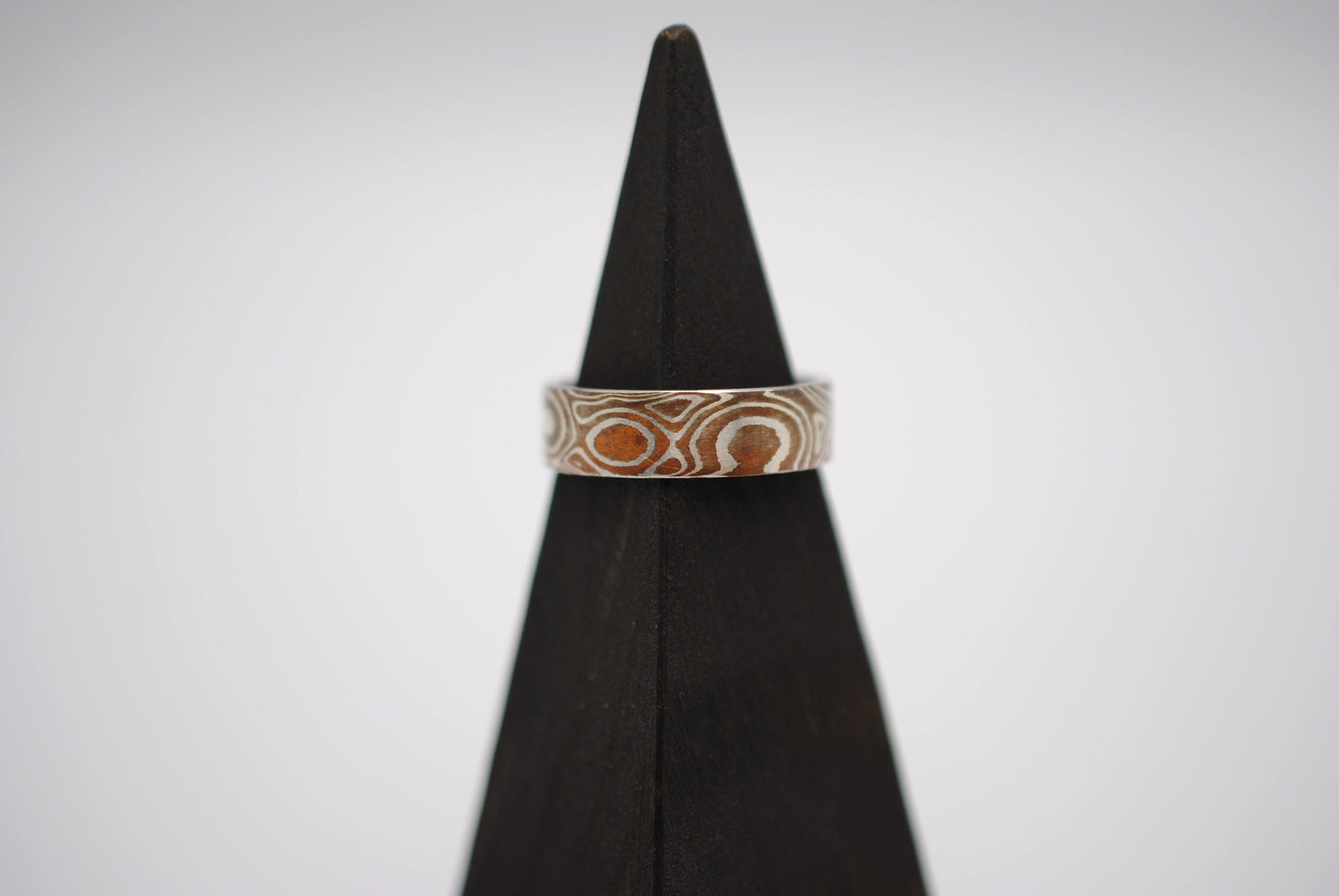 Mokume Gane: Silver and Copper Small Ring