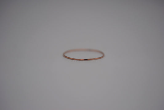 Ultra Thin Rose Gold Stacker Ring