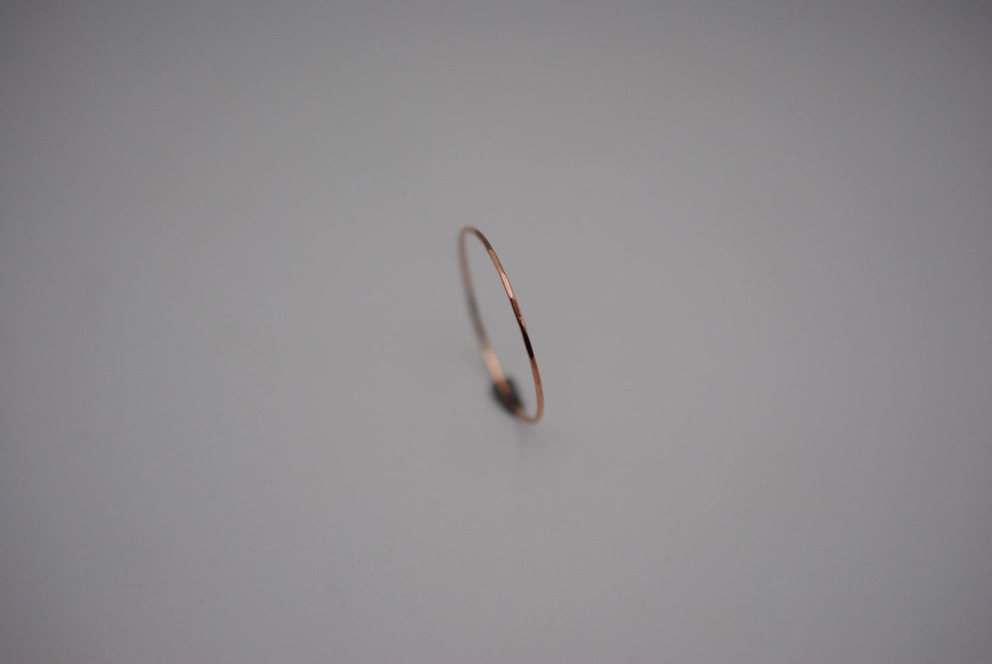 Ultra Thin Rose Gold Stacker Ring