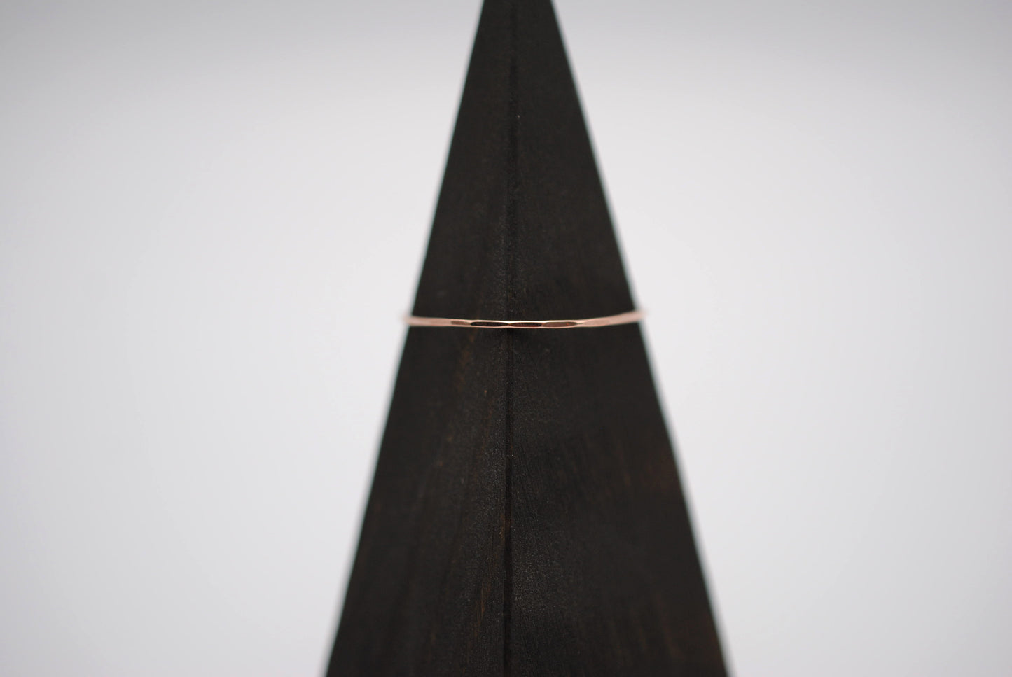 Ultra Thin Rose Gold Stacker Ring