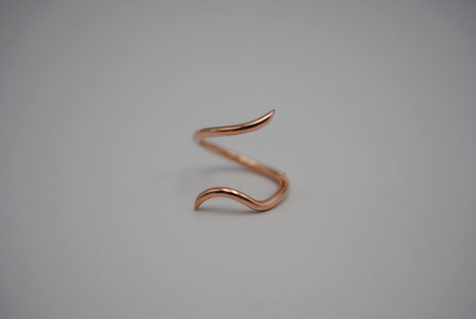 Vine Rose Gold Roots Ring