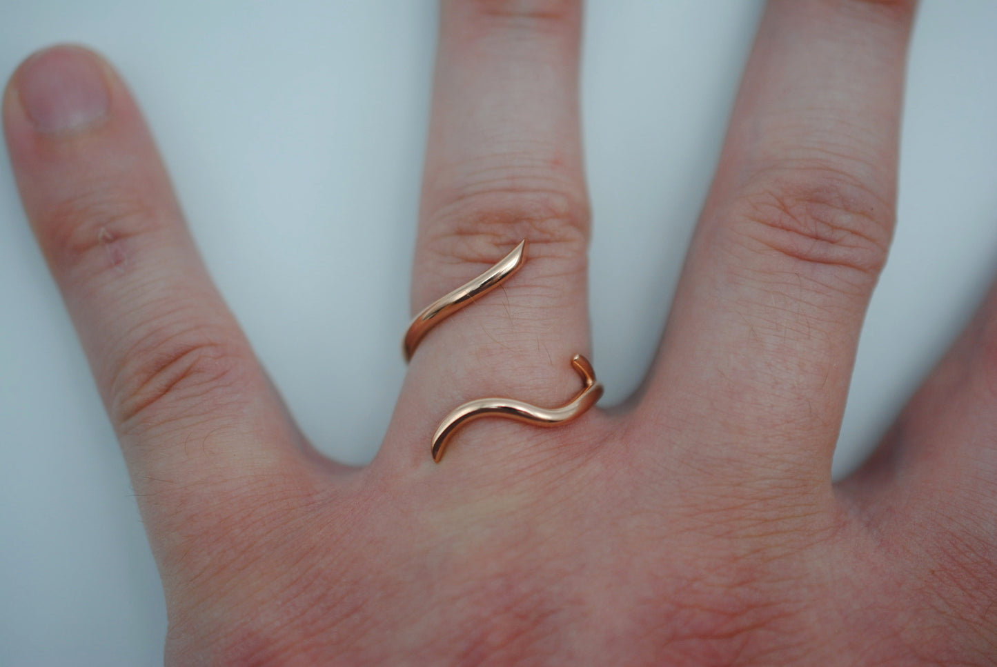 Vine Rose Gold Roots Ring
