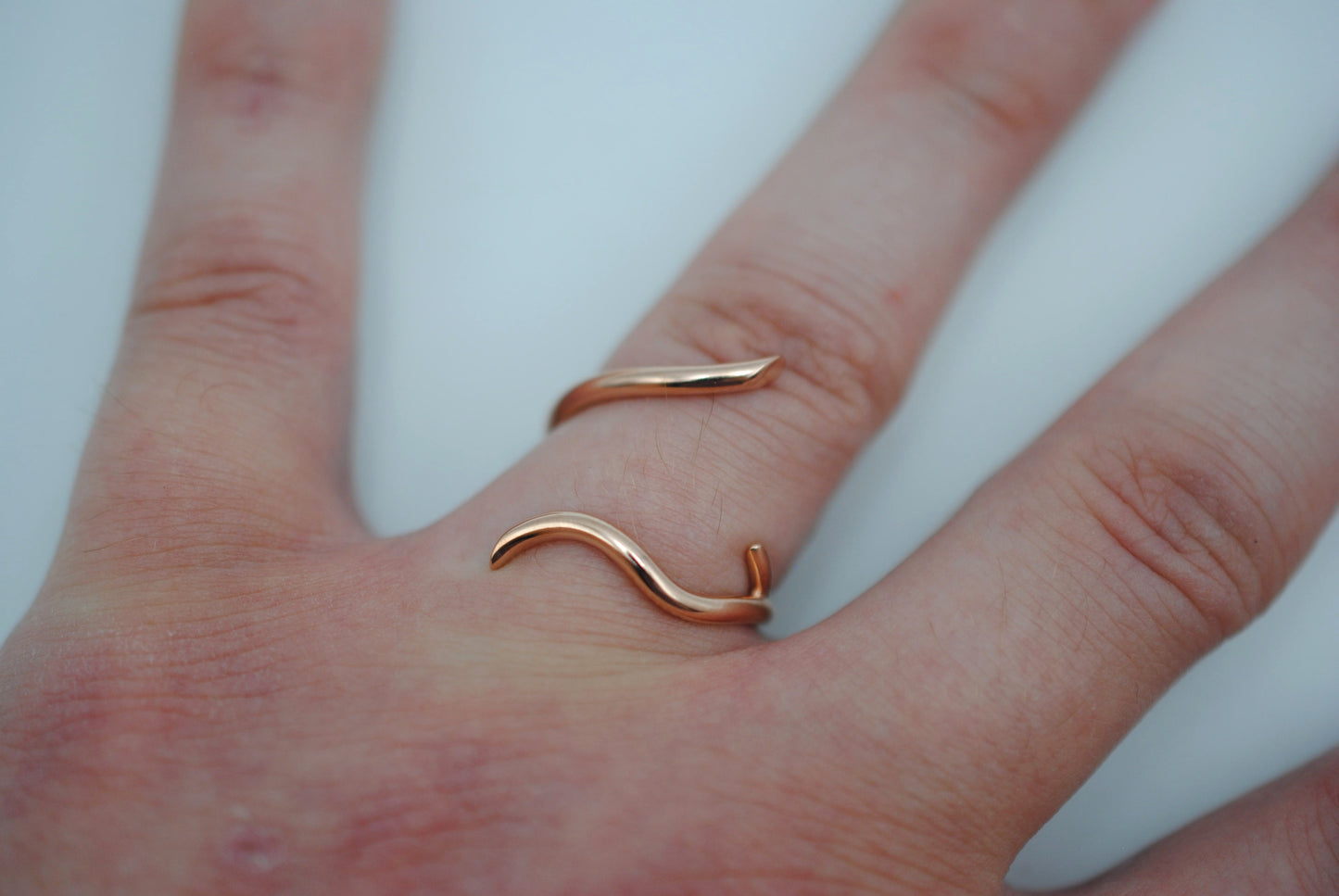 Vine Rose Gold Roots Ring