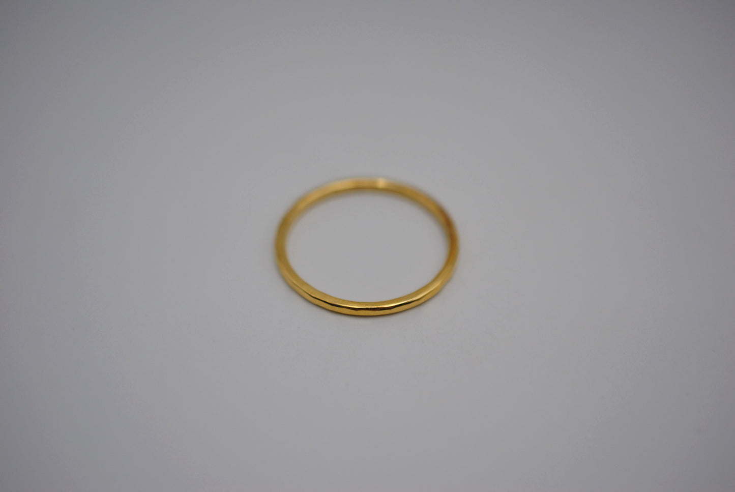 Thick Yellow Gold Stacker Ring
