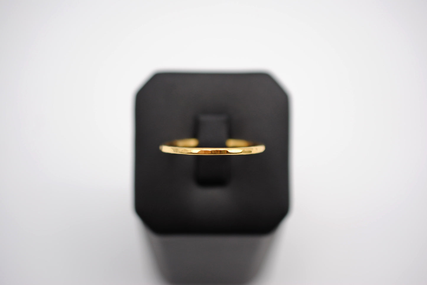 Thick Yellow Gold Stacker Ring