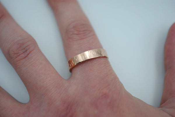 Birch Rose Gold Band Ring