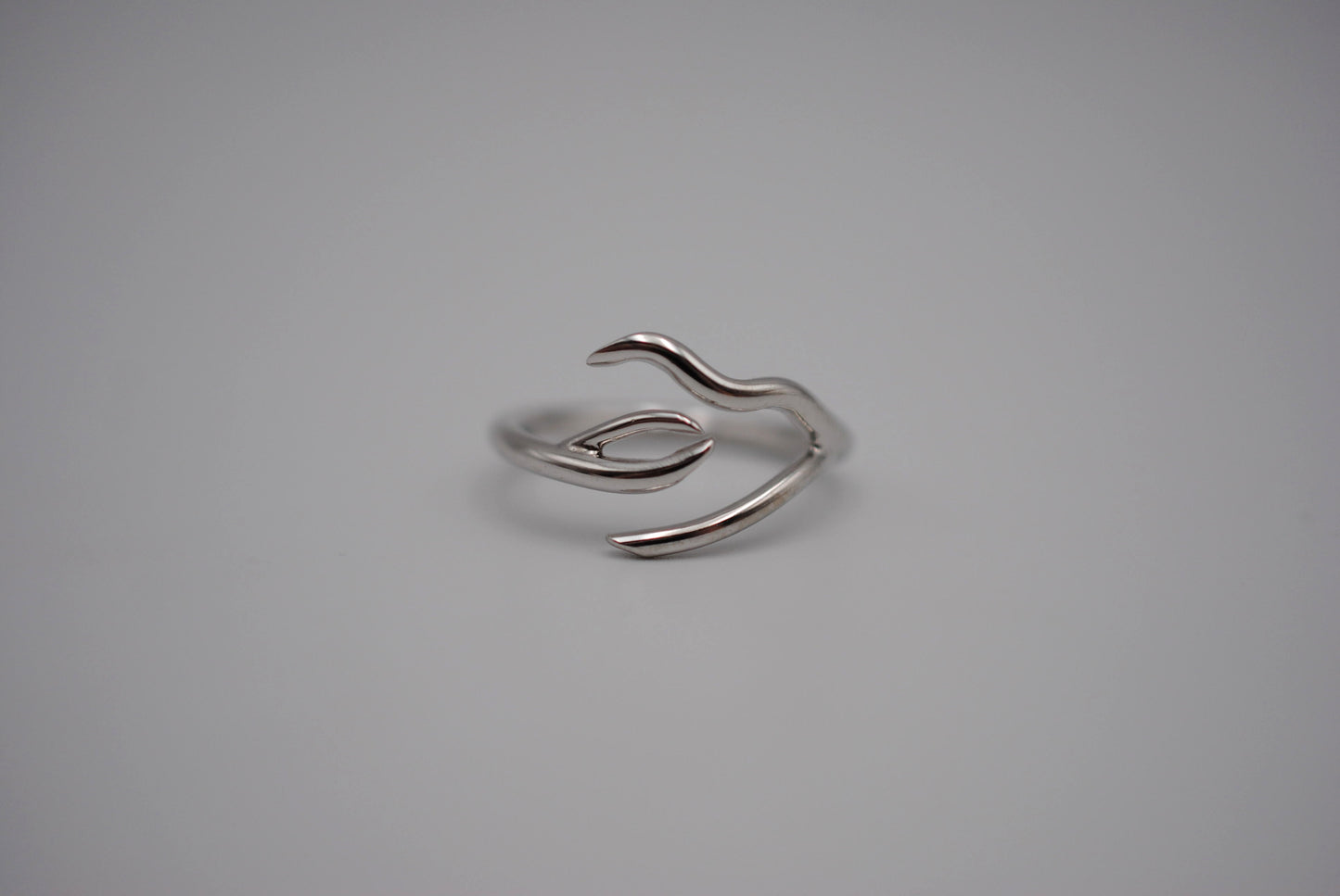 Branch Rhodium Roots Ring