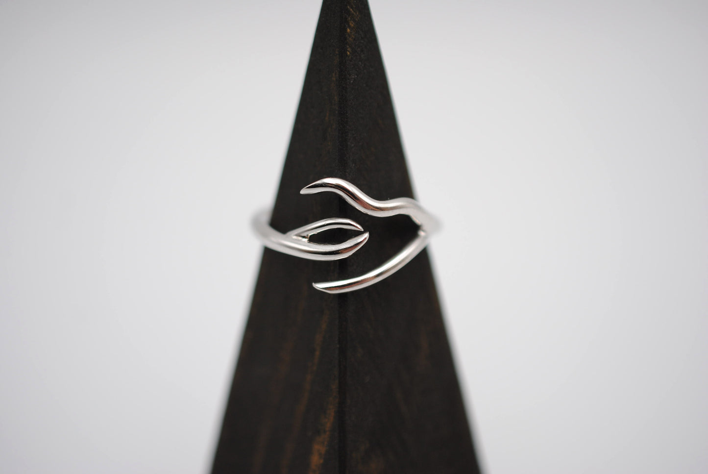 Branch Rhodium Roots Ring