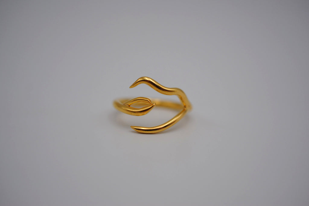 Branch Yellow Gold Roots Ring