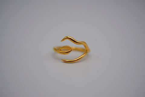 Branch Yellow Gold Roots Ring