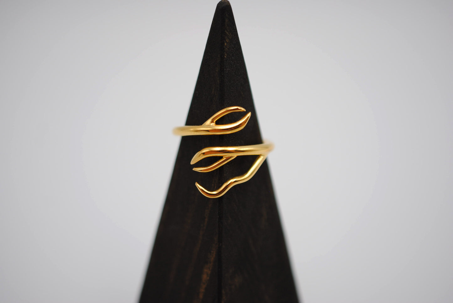 Branching Yellow Gold Roots Ring