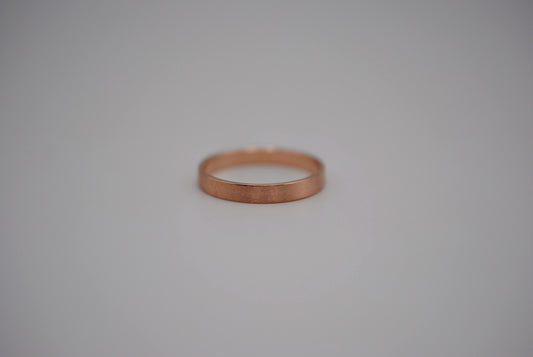 Ring Band: Rose Gold, Small, Brushed Finish