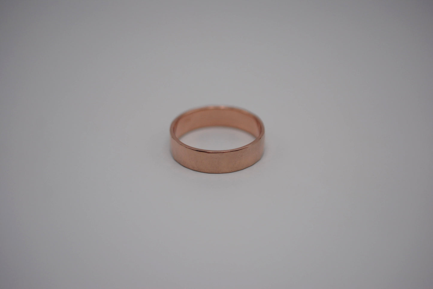 Ring Band: Rose Gold, Rock Texture, 6mm Width