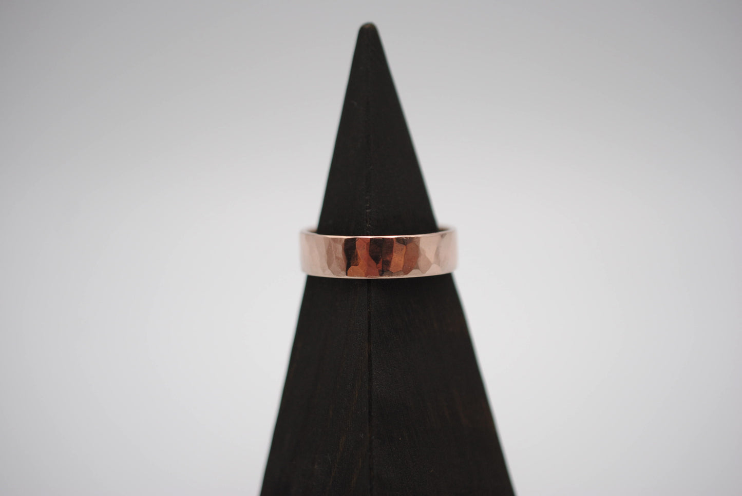 Ring Band: Rose Gold, Rock Texture, 6mm Width