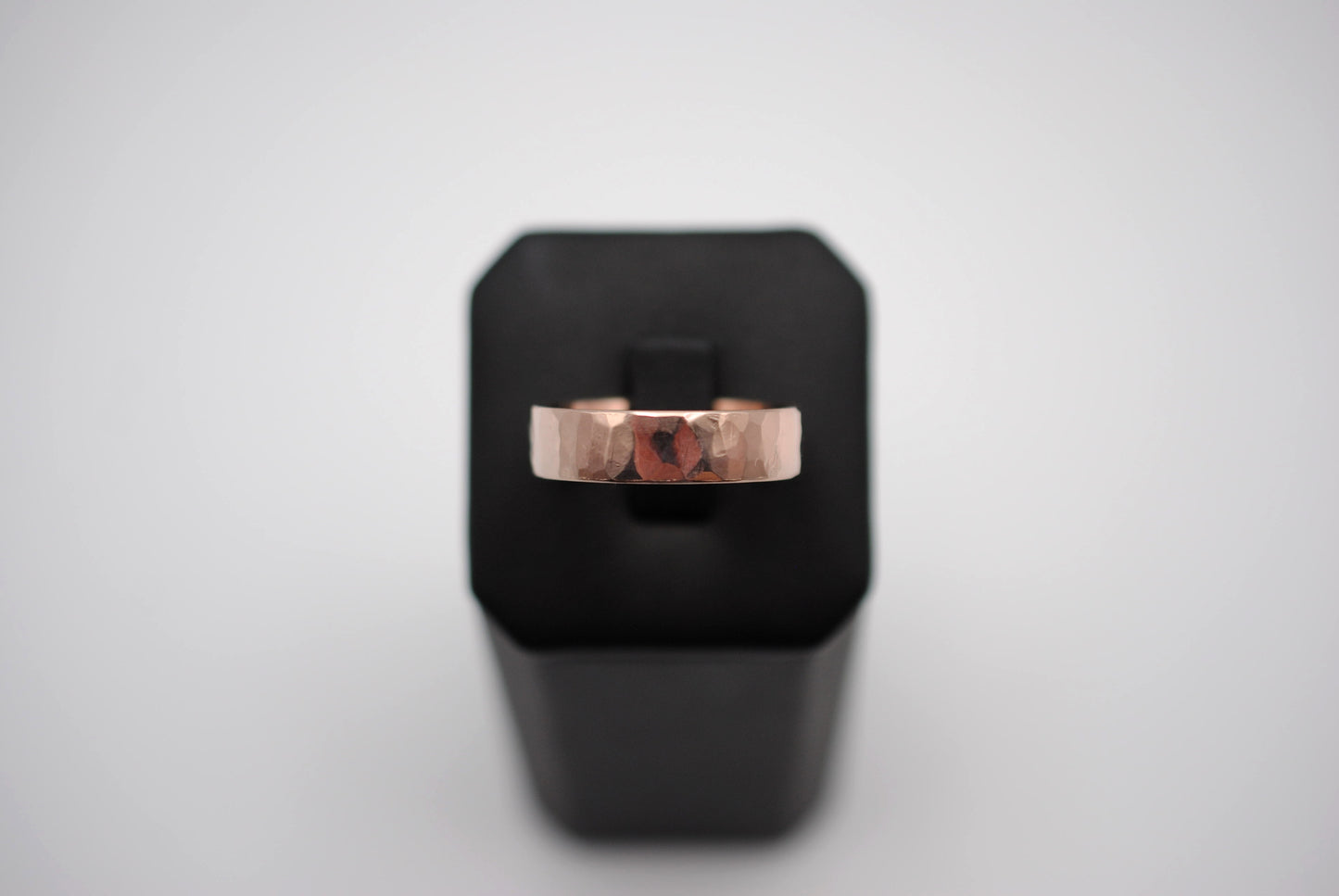 Ring Band: Rose Gold, Rock Texture, 6mm Width