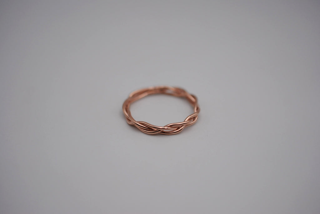 Rose Gold Braid Ring