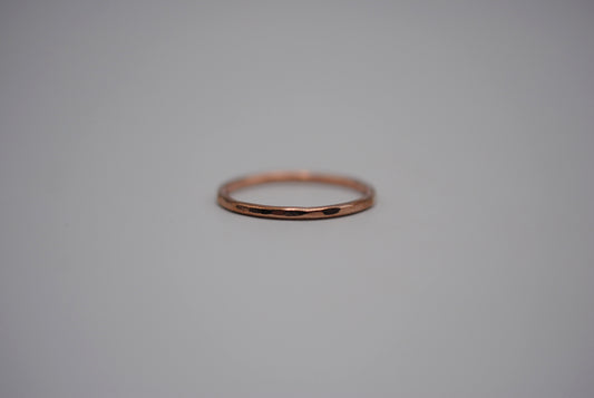 Thick Rose Gold Stacker Ring