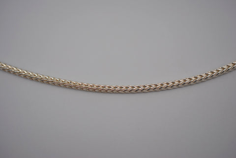 Silver Thick Foxtail Chain