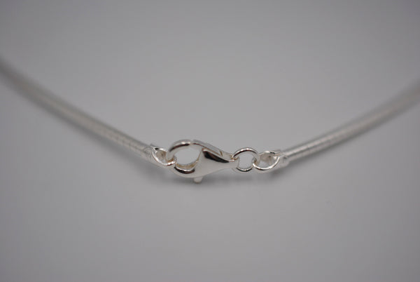 Silver Thick Omega Chain