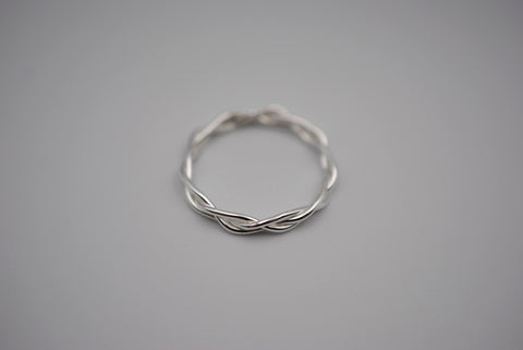Silver Braid Ring