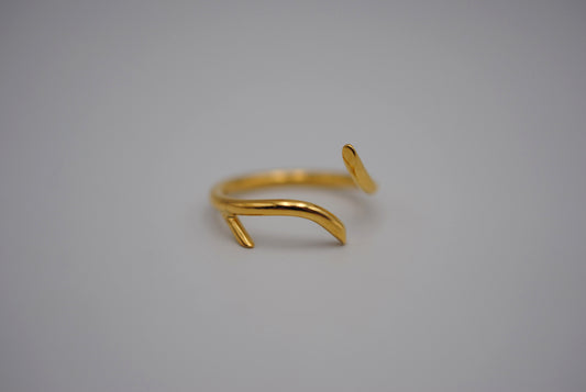 Sprout Yellow Gold Roots Ring