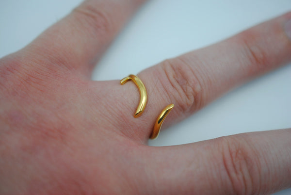 Sprout Yellow Gold Roots Ring