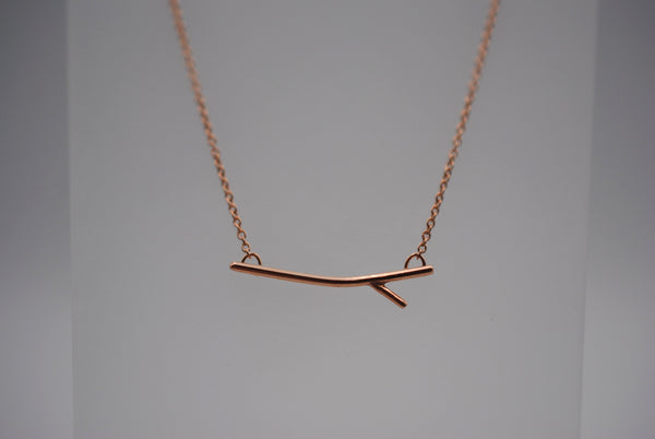 Sprout Rose Gold Roots Necklace
