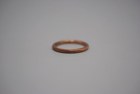 Stardust Rose Gold Stacker Ring