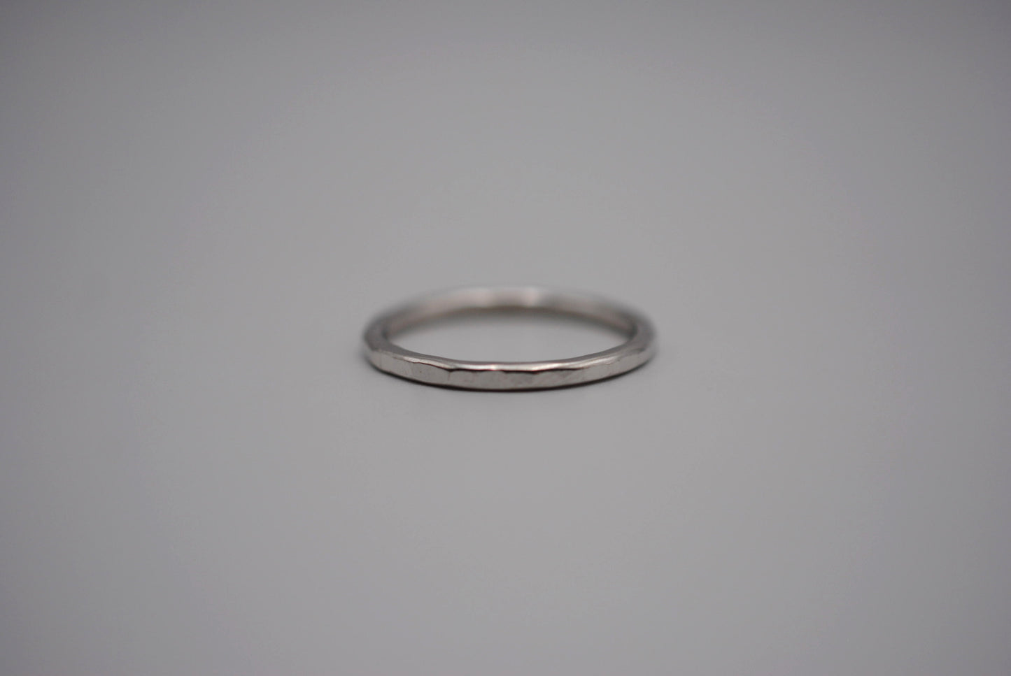 Thicker Rhodium Stacker Ring