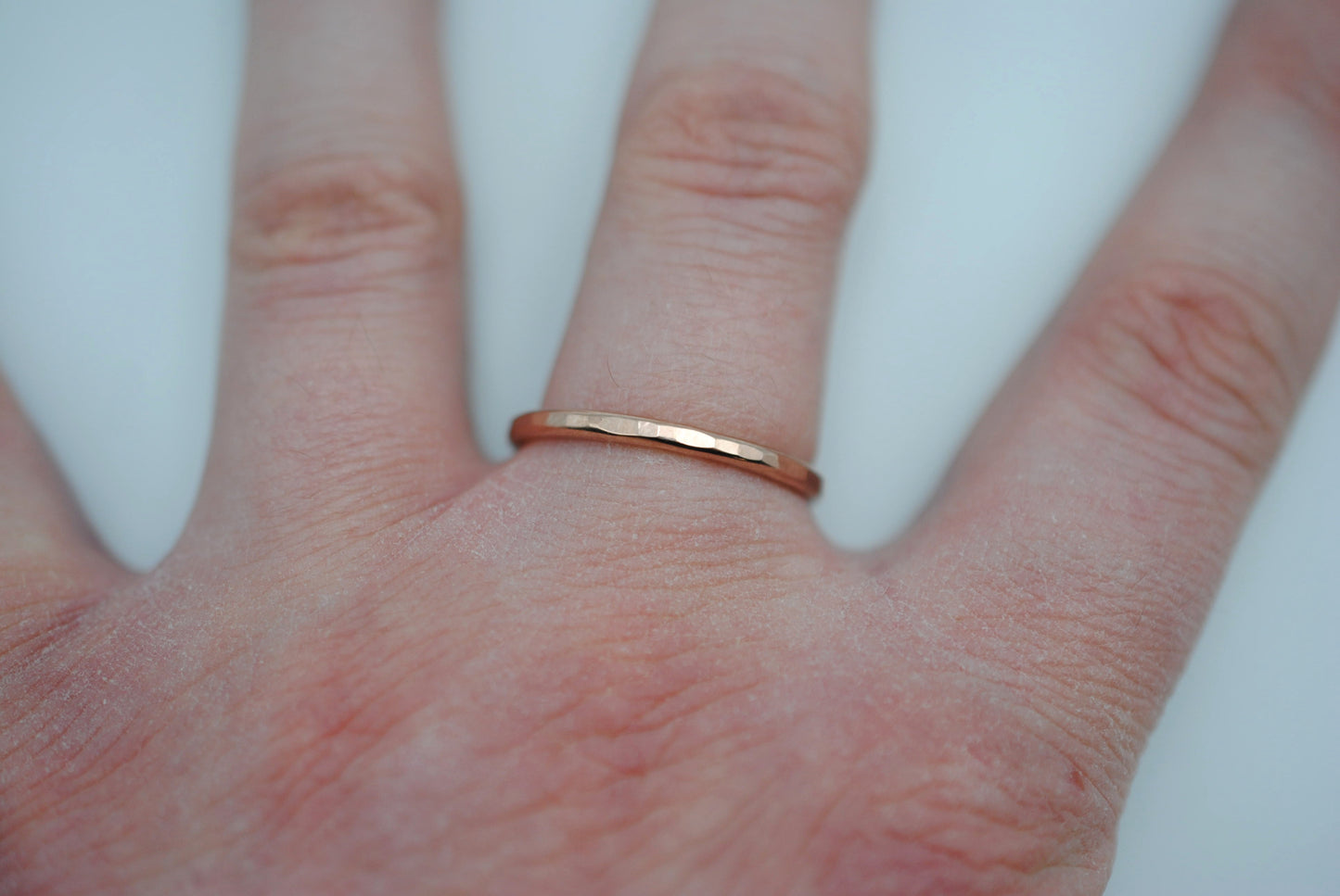 Thicker Rose Gold Stacker Ring