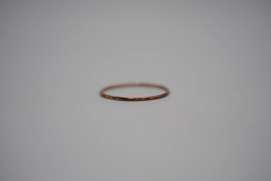 Thin Rose Gold Stacker Ring