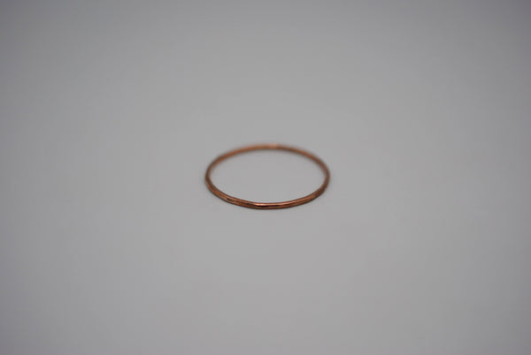 Thin Rose Gold Stacker Ring