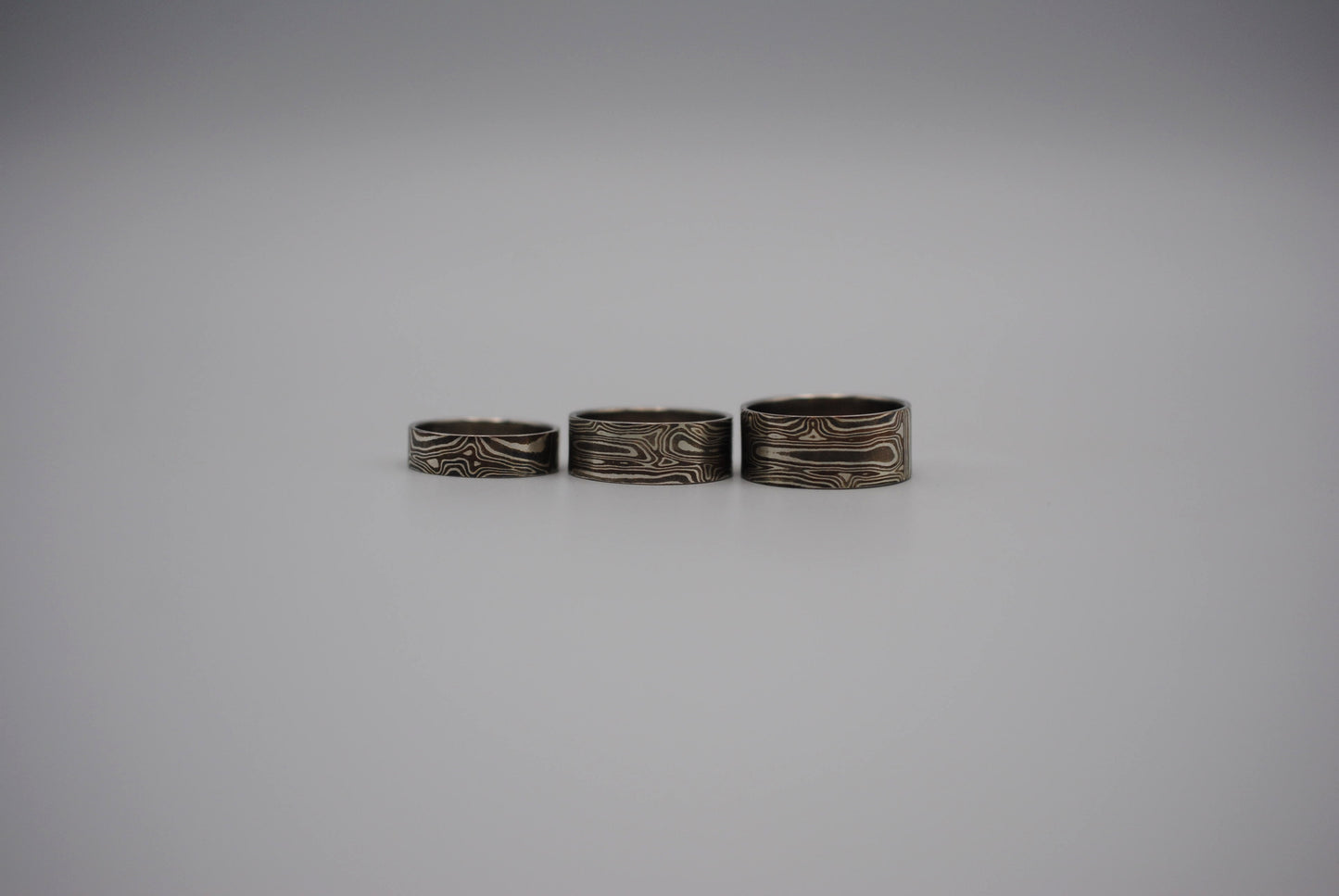Mokume Gane: Silver, Copper, and Shibuichi Small Ring