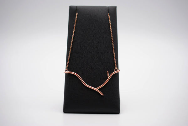 Twig Rose Gold Roots Necklace