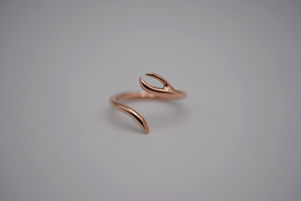 Twig Rose Gold Roots Ring