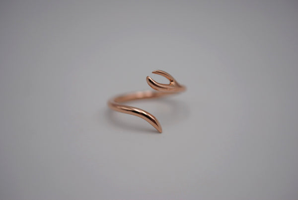 Twig Rose Gold Roots Ring