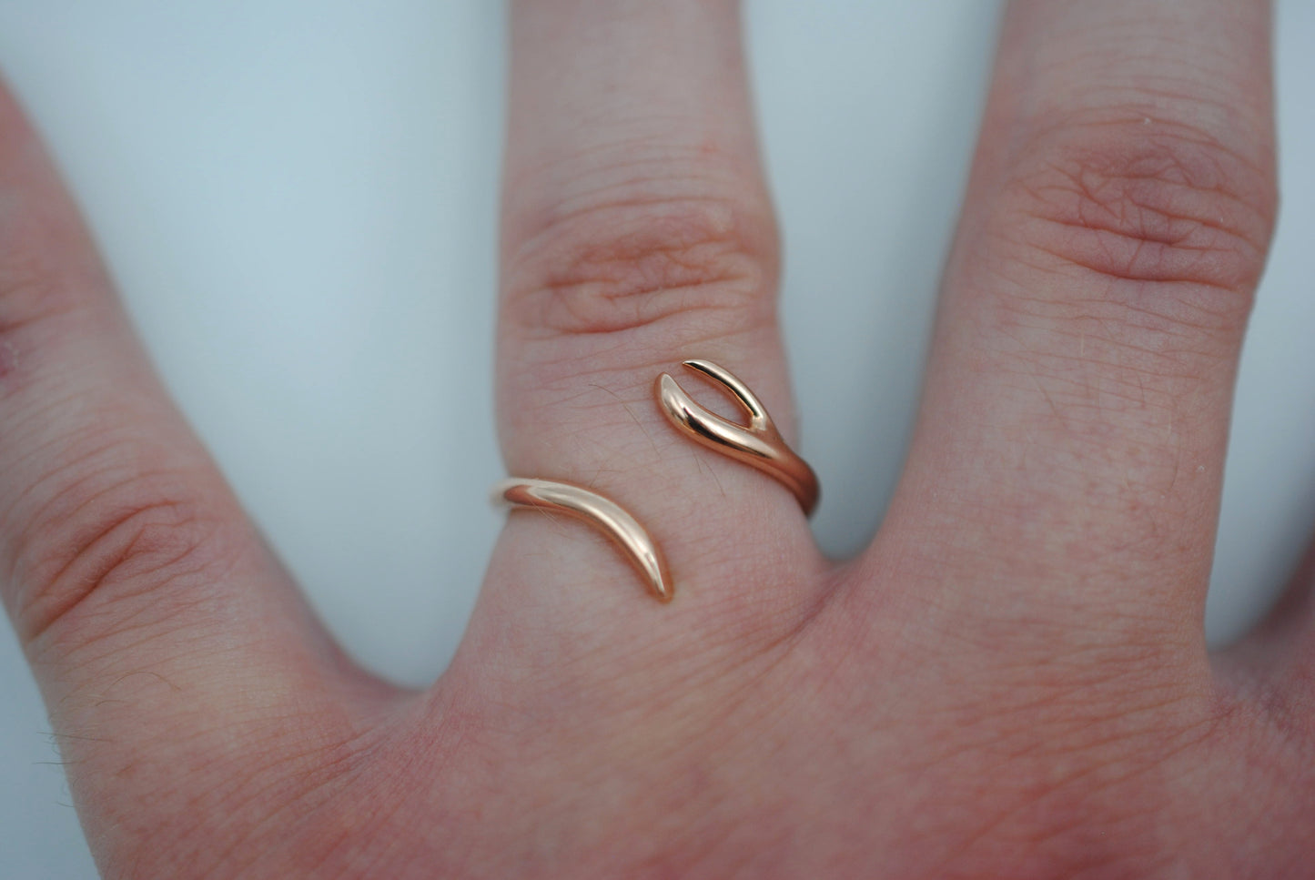 Twig Rose Gold Roots Ring