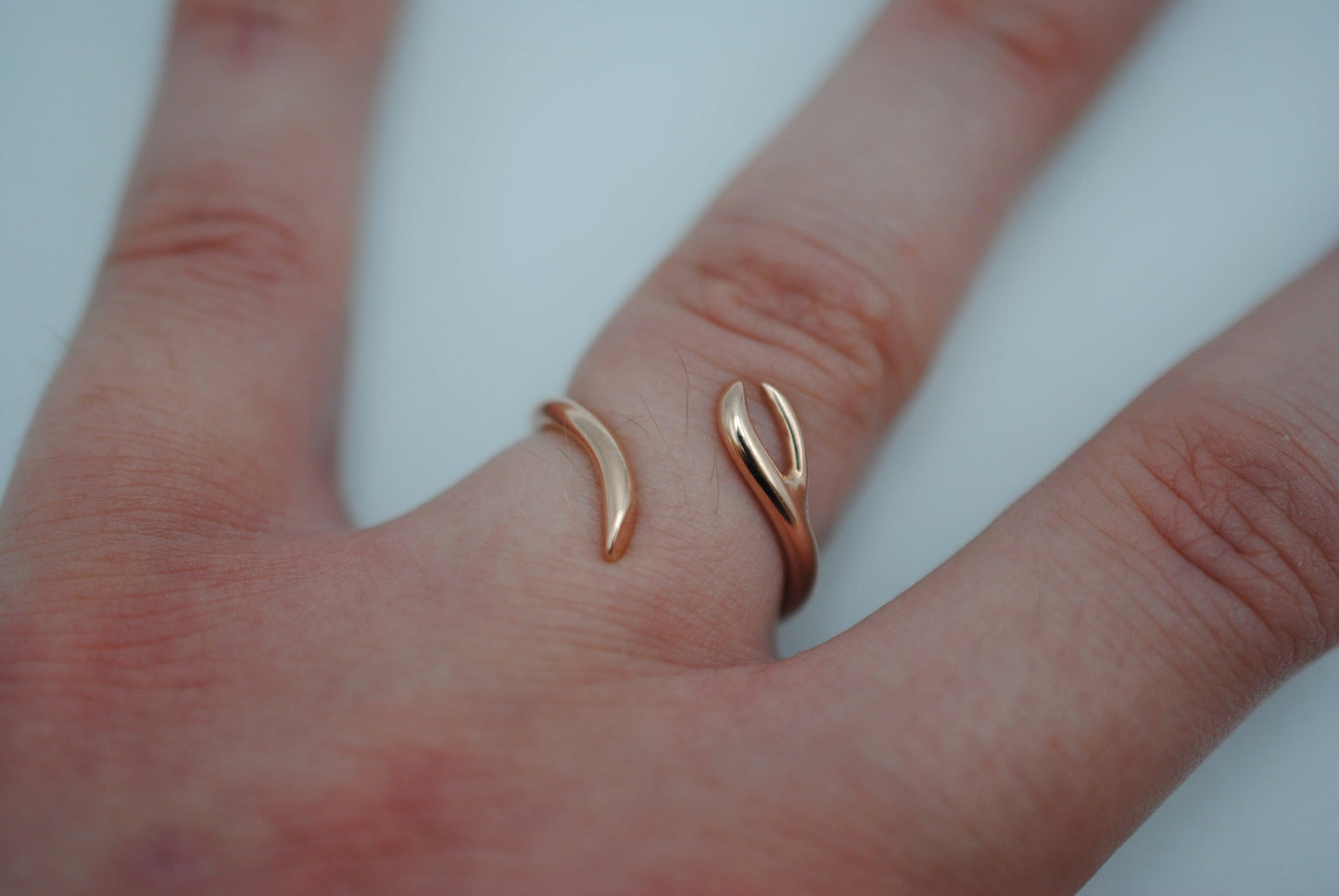 Twig Rose Gold Roots Ring