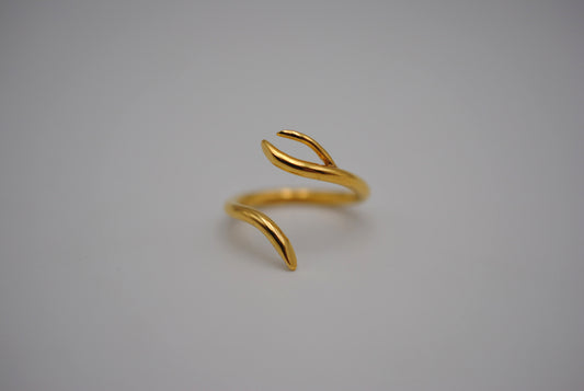 Twig Yellow Gold Roots Ring